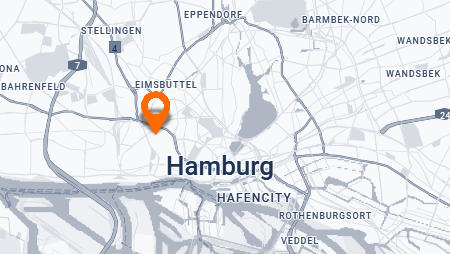 Karte von Moinbits in Hamburg